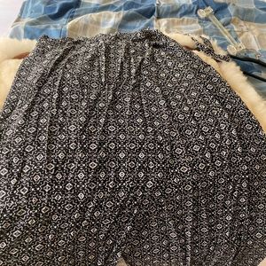 Maxi skirt wrap. Split in the middle